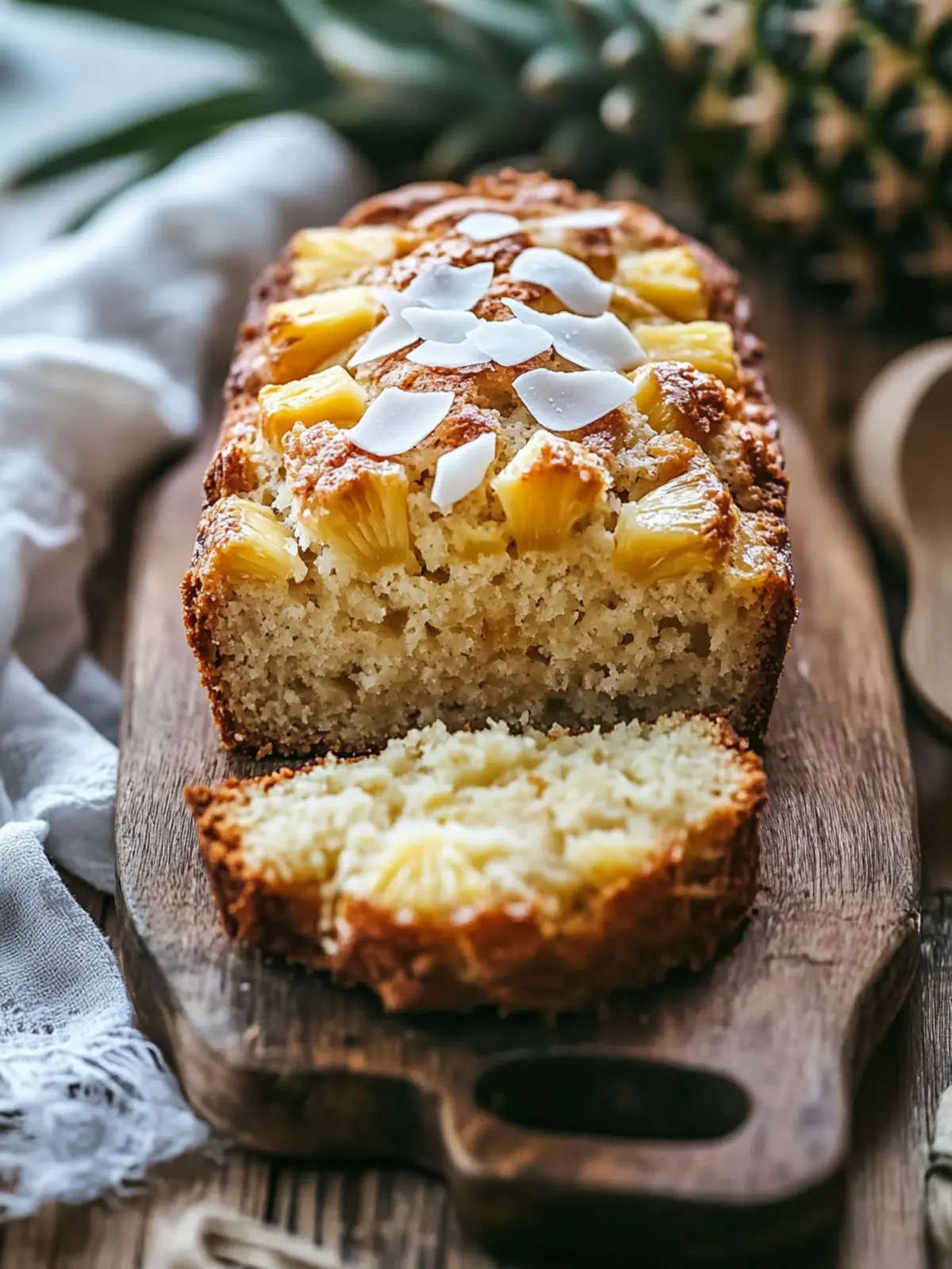 Cozy Pineapple Coconut Bread That Will Brighten Your Day 4 Cozy Pineapple Coconut Bread