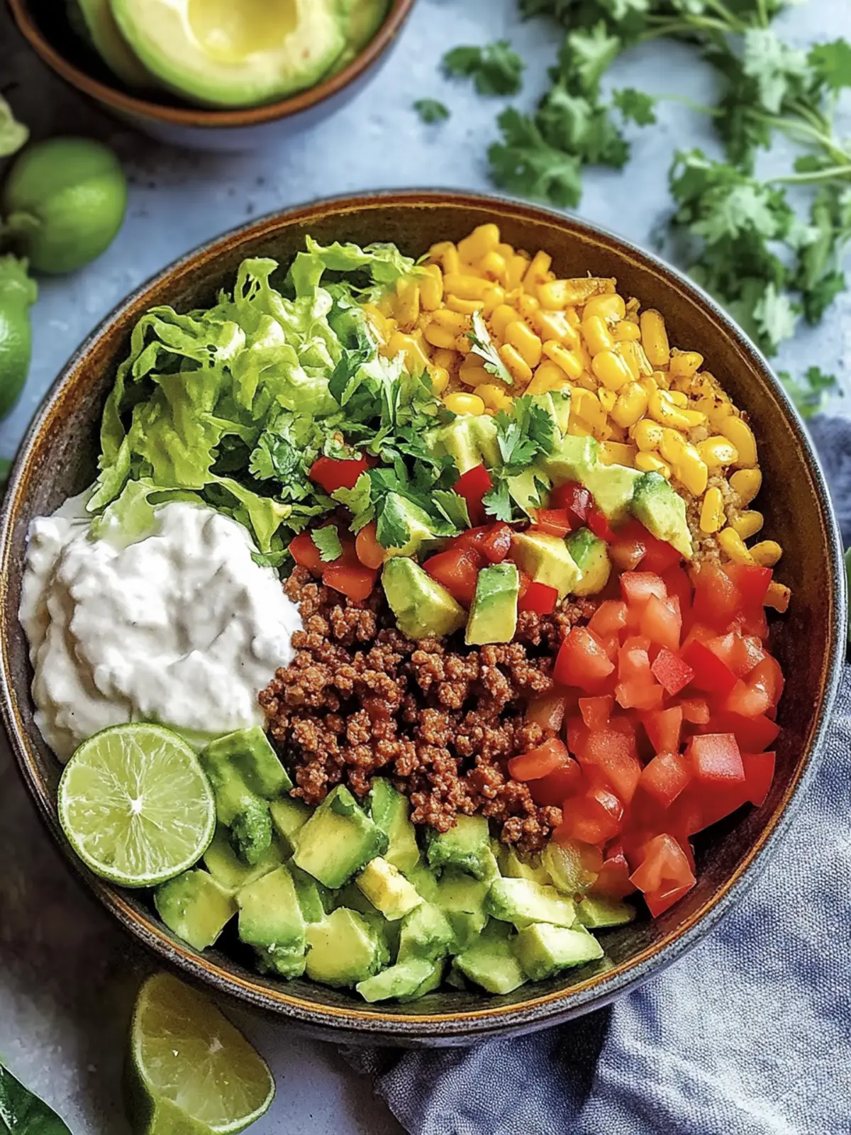 Delicious Tasty Ground Beef Taco Bowls for Easy Family Meals 2 Tasty Ground Beef Taco Bowls