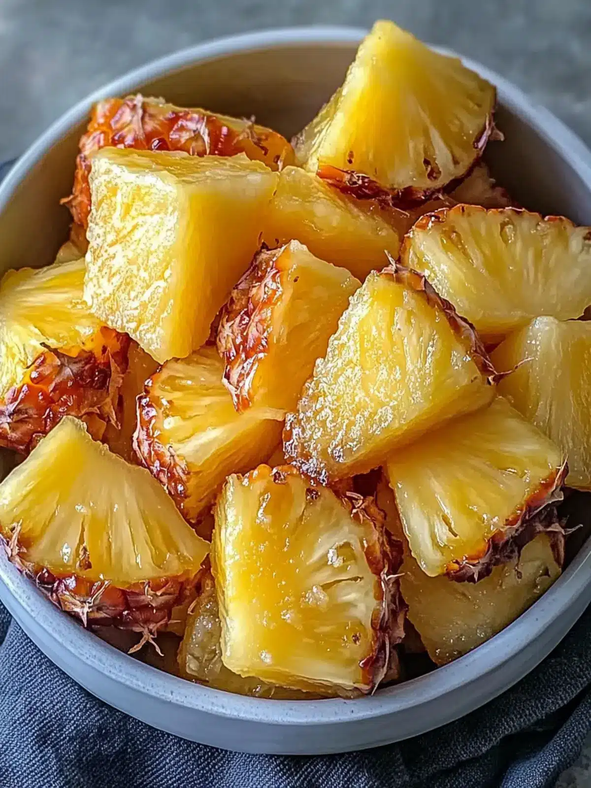 Air Fryer Pineapple Chunks: Sweet & Healthy Tropical Delight 3 Air Fryer Pineapple Chunks