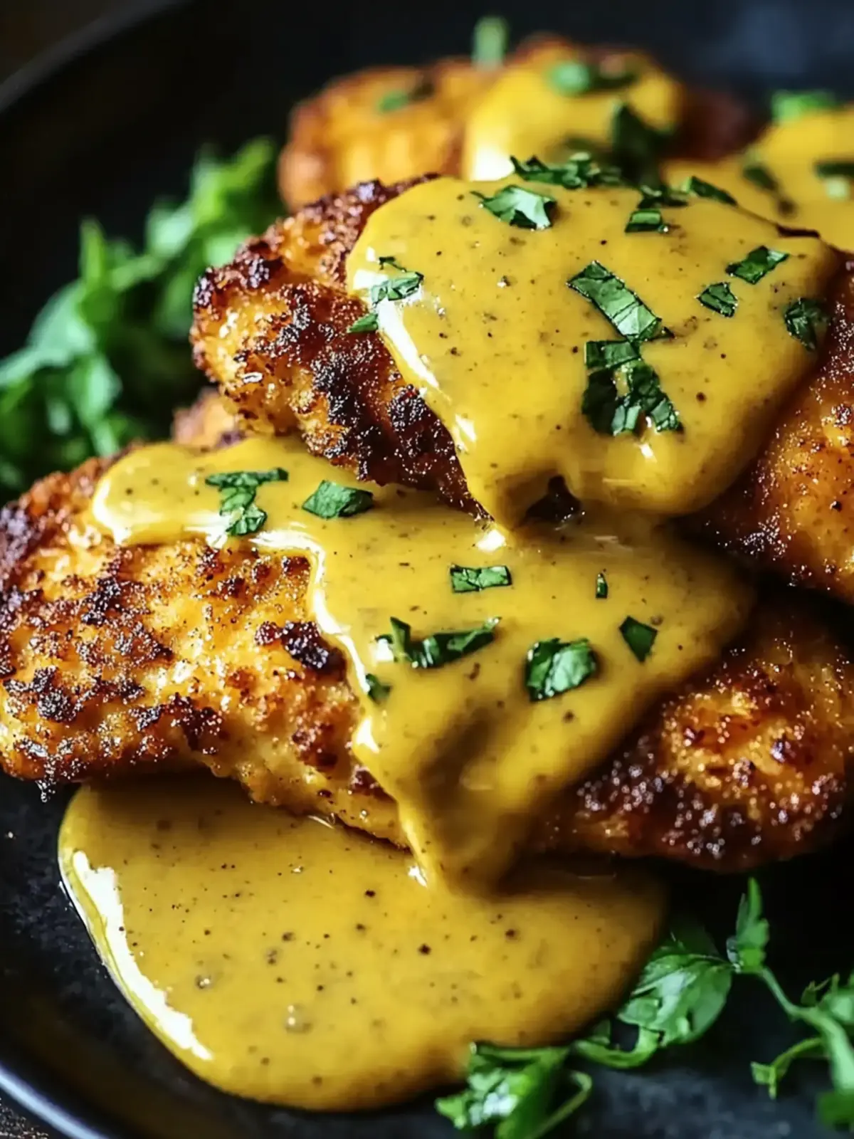 Crunchy Pretzel Chicken with Mustard-Cheddar Sauce Magic 2 Pretzel Chicken with Mustard-Cheddar Sauce