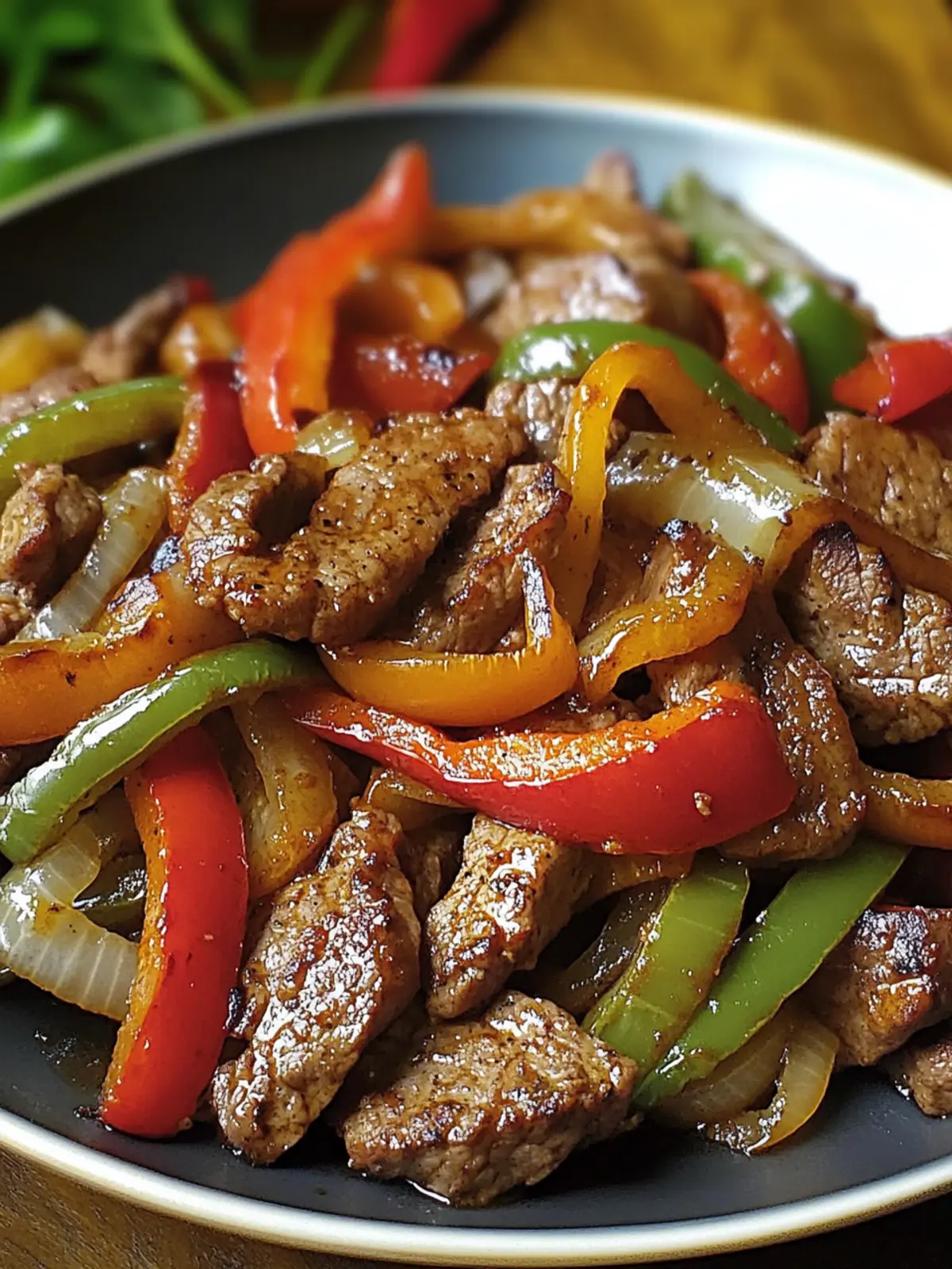 Savory Pepper Steak with Bell Peppers and Onions for Dinner Delight 5 Pepper Steak with Bell Peppers and Onions