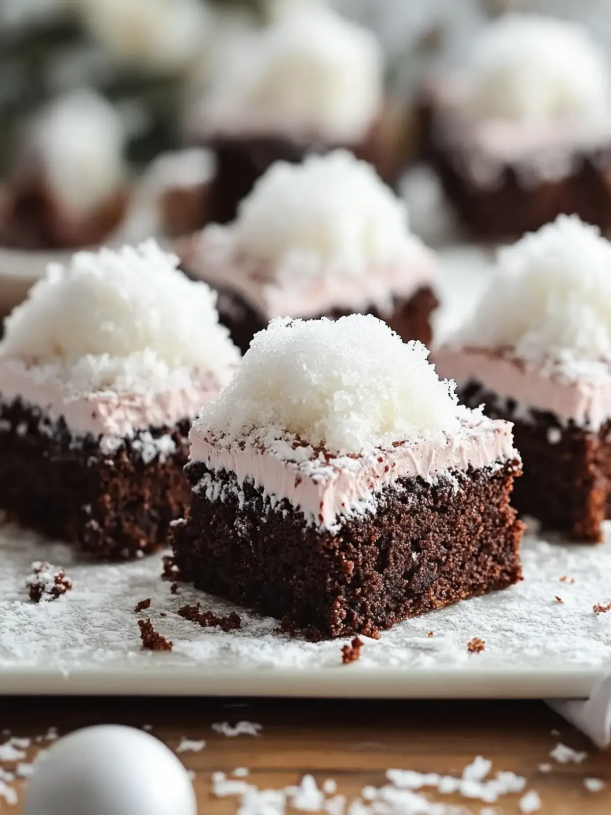 Delightful Snow Ball Brownies: A Sweet, Fudgy Winter Treat 2 Delightful Snow Ball Brownies