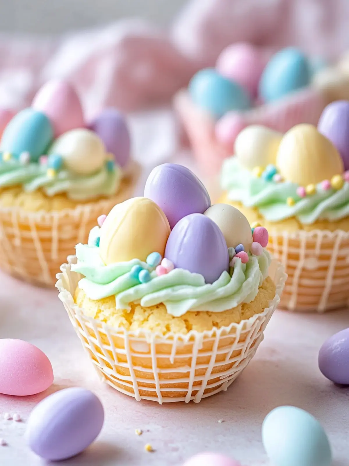 Easter Basket Sugar Cookie Cups for a Colorful Celebration 2 Easter Basket Sugar Cookie Cups