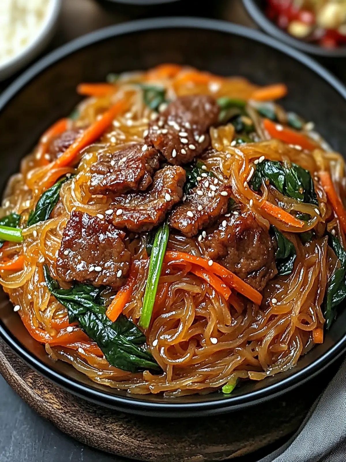 Delicious Japchae: Your Quick and Customizable Dinner Fix 2 Japchae
