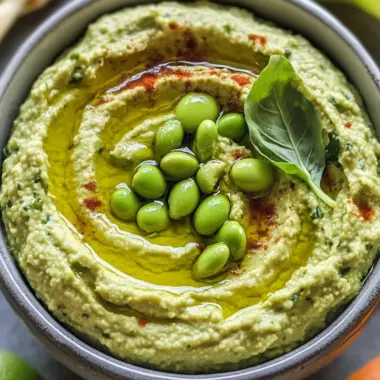 Creamy Edamame Hummus: Your New Favorite Vegan Snack 10 Creamy Edamame Hummus