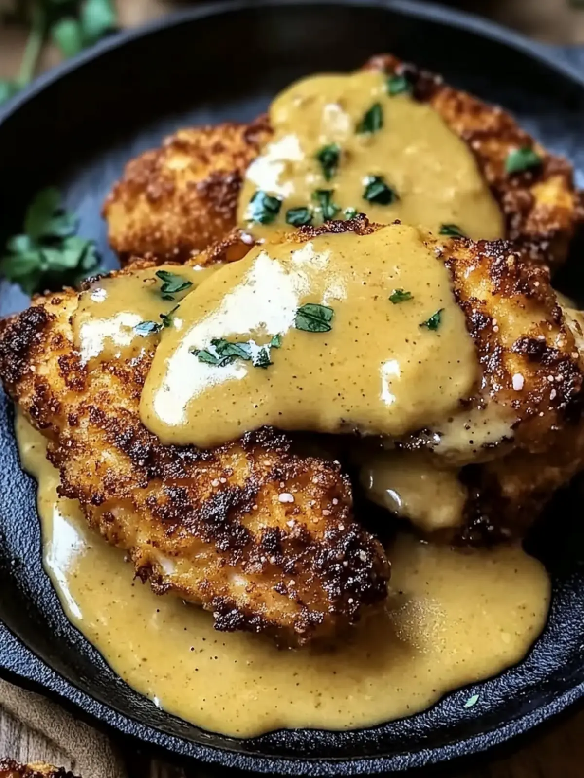 Crunchy Pretzel Chicken with Mustard-Cheddar Sauce Magic 4 Pretzel Chicken with Mustard-Cheddar Sauce