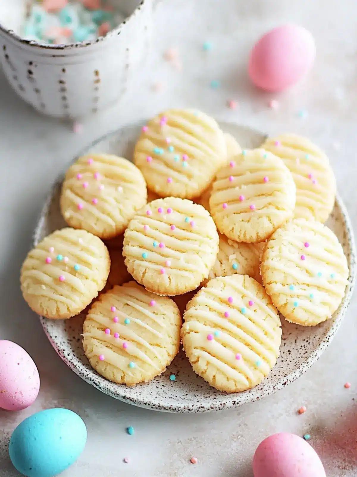 Melt-in-Your-Mouth Easter Shortbread Cookies to Celebrate 3 Easter Shortbread Cookies
