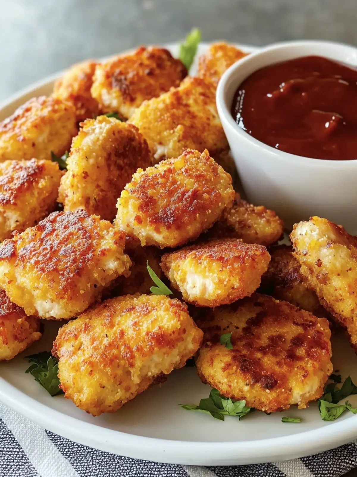 Easy Baked Chicken Nuggets Made with Canned Chicken Bliss 4 Easy Baked Chicken Nuggets (Made with Canned Chicken)