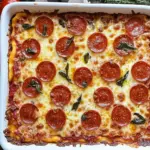 Delicious Cauliflower Pizza Casserole: Low-Carb Family Meal 14 Cauliflower Pizza Casserole