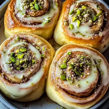 Pistachio Cream Cinnamon Rolls You'll Want for Breakfast Today 9 Pistachio Cream Cinnamon Rolls