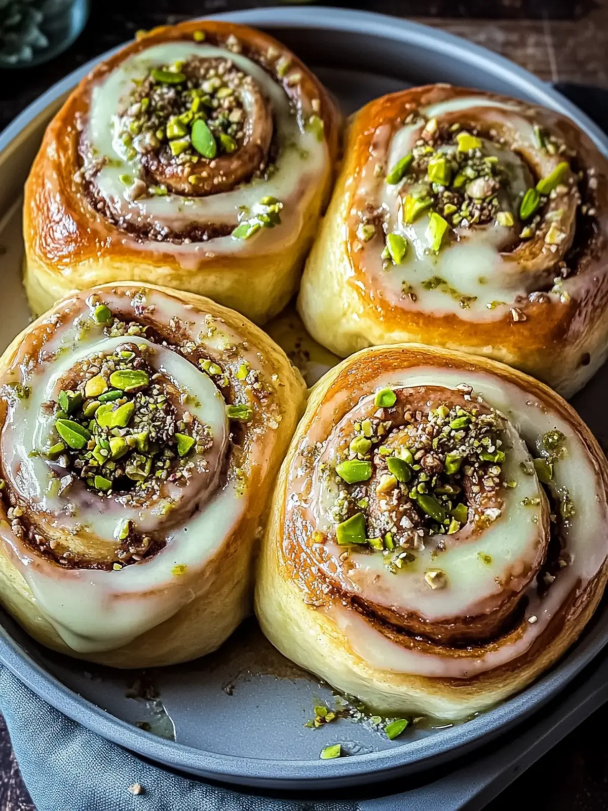 Pistachio Cream Cinnamon Rolls You'll Want for Breakfast Today 5 Pistachio Cream Cinnamon Rolls