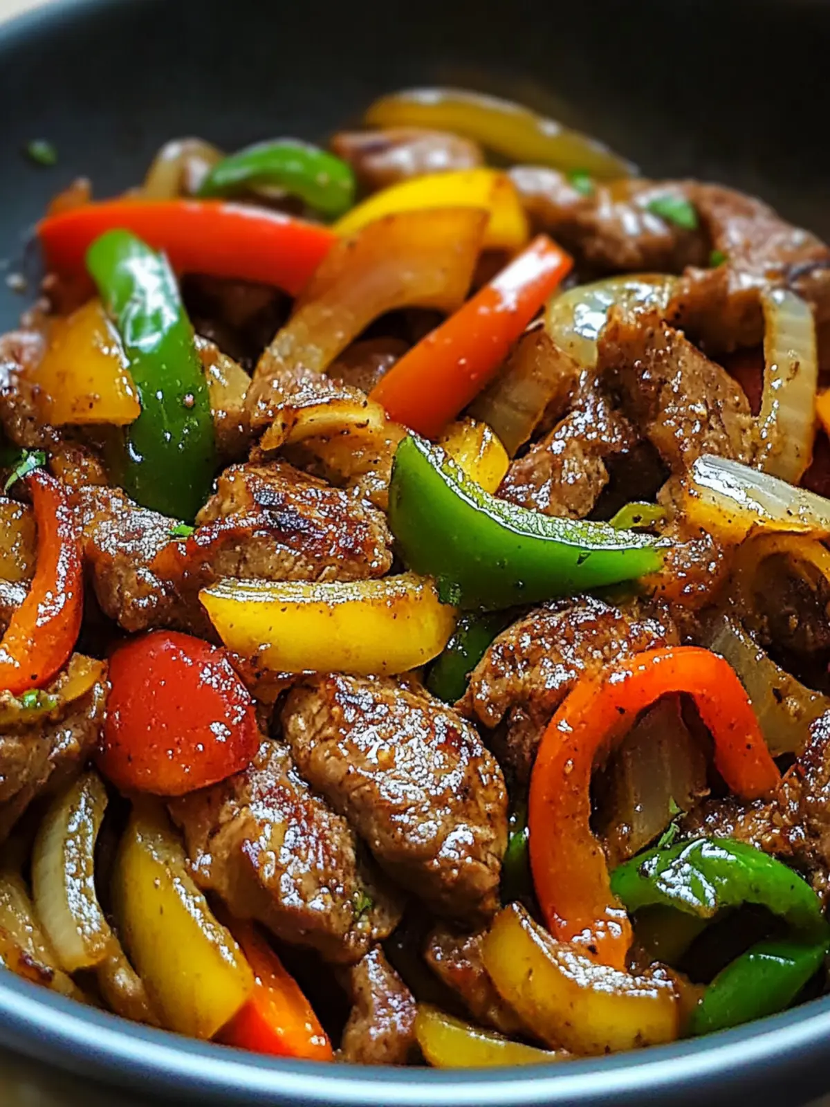 Savory Pepper Steak with Bell Peppers and Onions for Dinner Delight 4 Pepper Steak with Bell Peppers and Onions