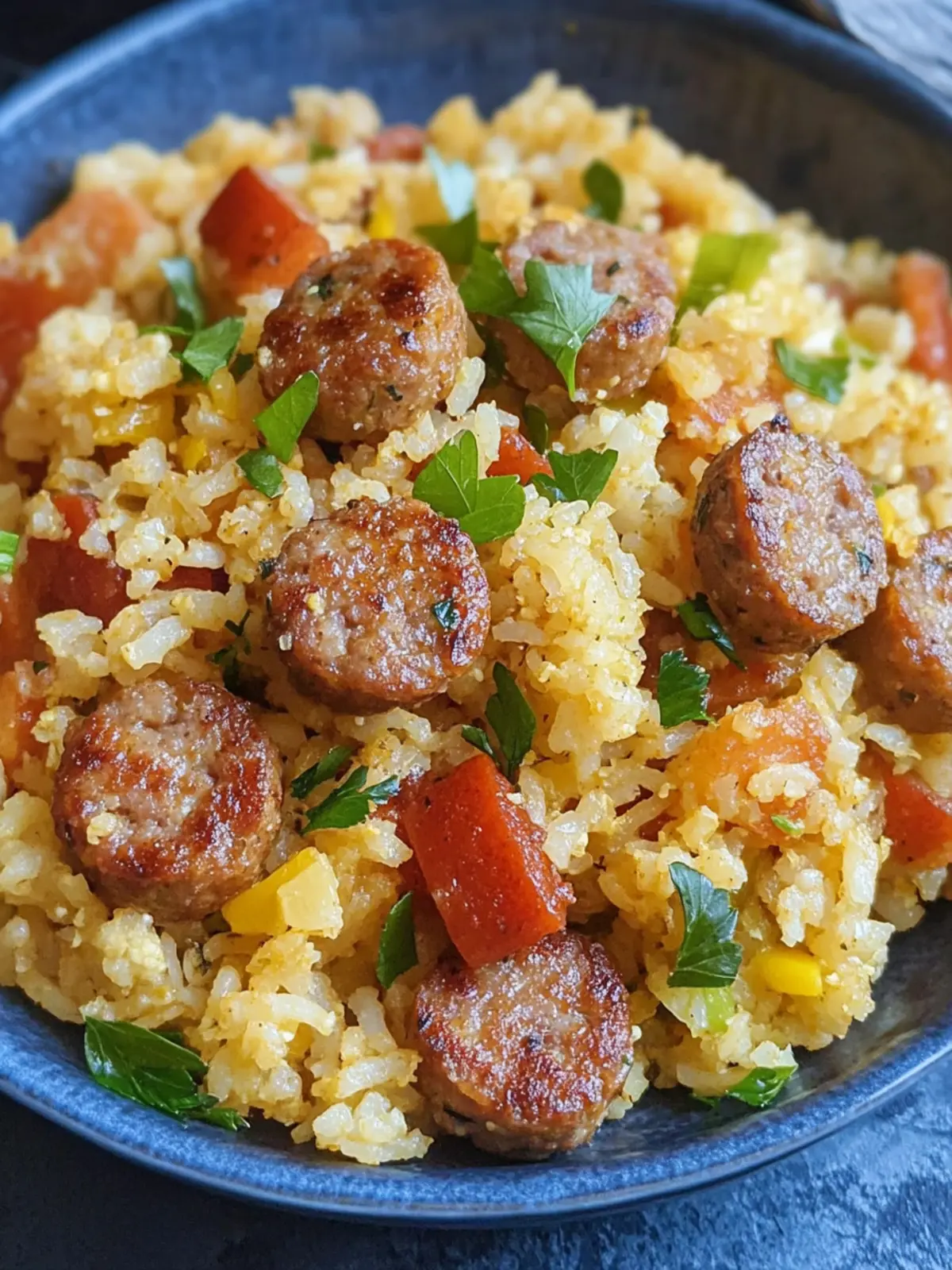 Savor Easy Cajun Sausage Cauliflower Rice for Healthy Nights 2 Easy Cajun Sausage Cauliflower Rice