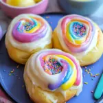 Lemon Cream Cheese Rainbow Sweet Rolls: Delightful Fluffy Treats 14 Lemon Cream Cheese Rainbow Sweet Rolls