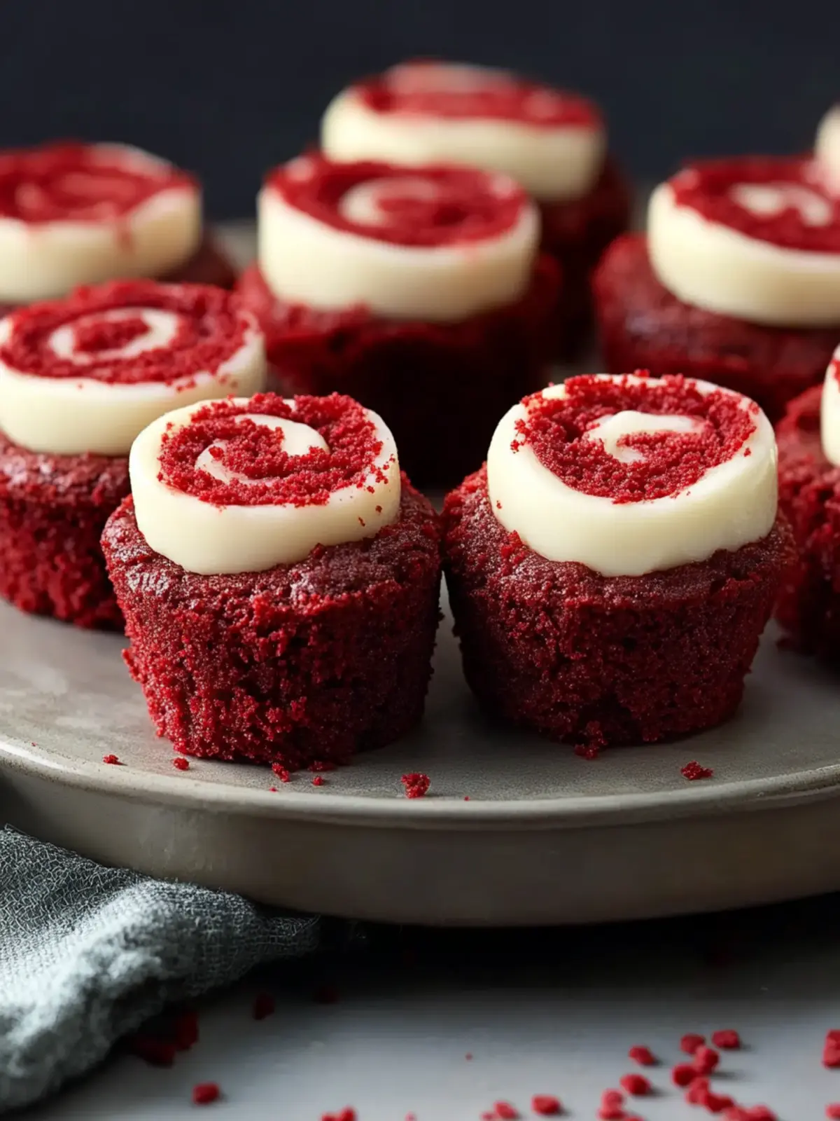 Decadent Homemade Red Velvet Brownie Bites with Cream Cheese Swirl 3 Homemade Red Velvet Brownie Bites