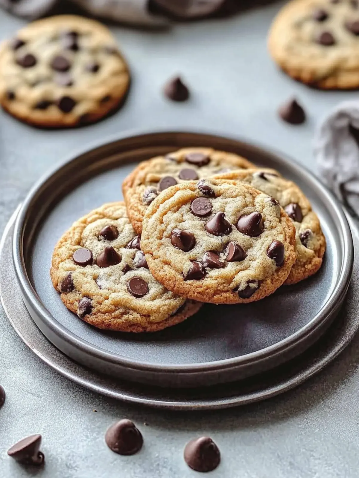 Ultimate Chocolate Chip Cookies: Chewy, Delicious, and Easy 4 Chocolate Chip Cookies