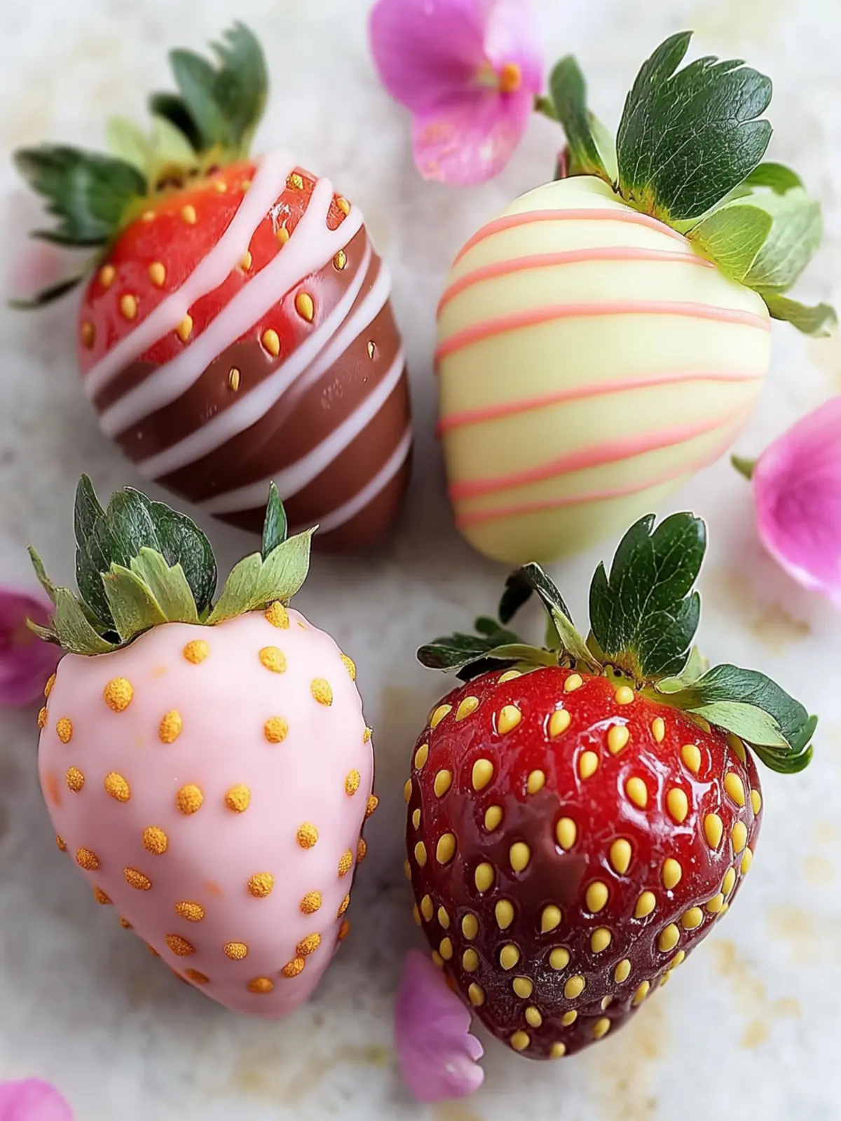 Deliciously Whimsical Easter Chocolate-Covered Strawberries 4 Easter Chocolate-Covered Strawberries