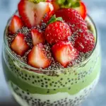 Strawberry Matcha Layered Chia: A Vibrant Plant-Based Treat 4 Strawberry Matcha Layered Chia