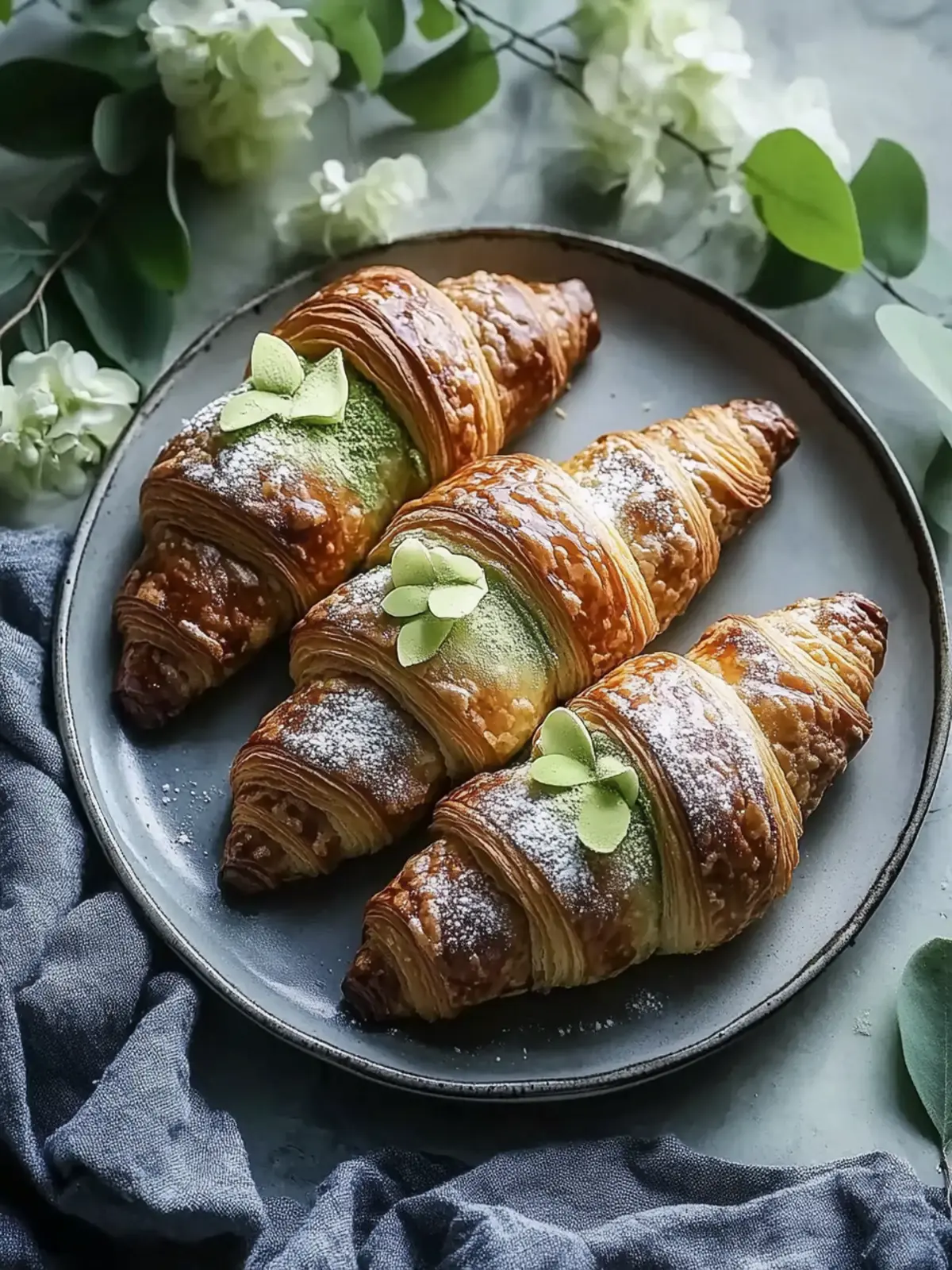 Easy Matcha Croissants with Almond Filling for a Cozy Brunch 5 Easy Matcha Croissants
