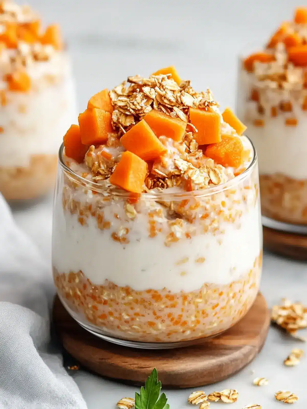 Carrot-Cake Overnight Oats: A Sweet Morning Boost! 2 Carrot-Cake Overnight Oats
