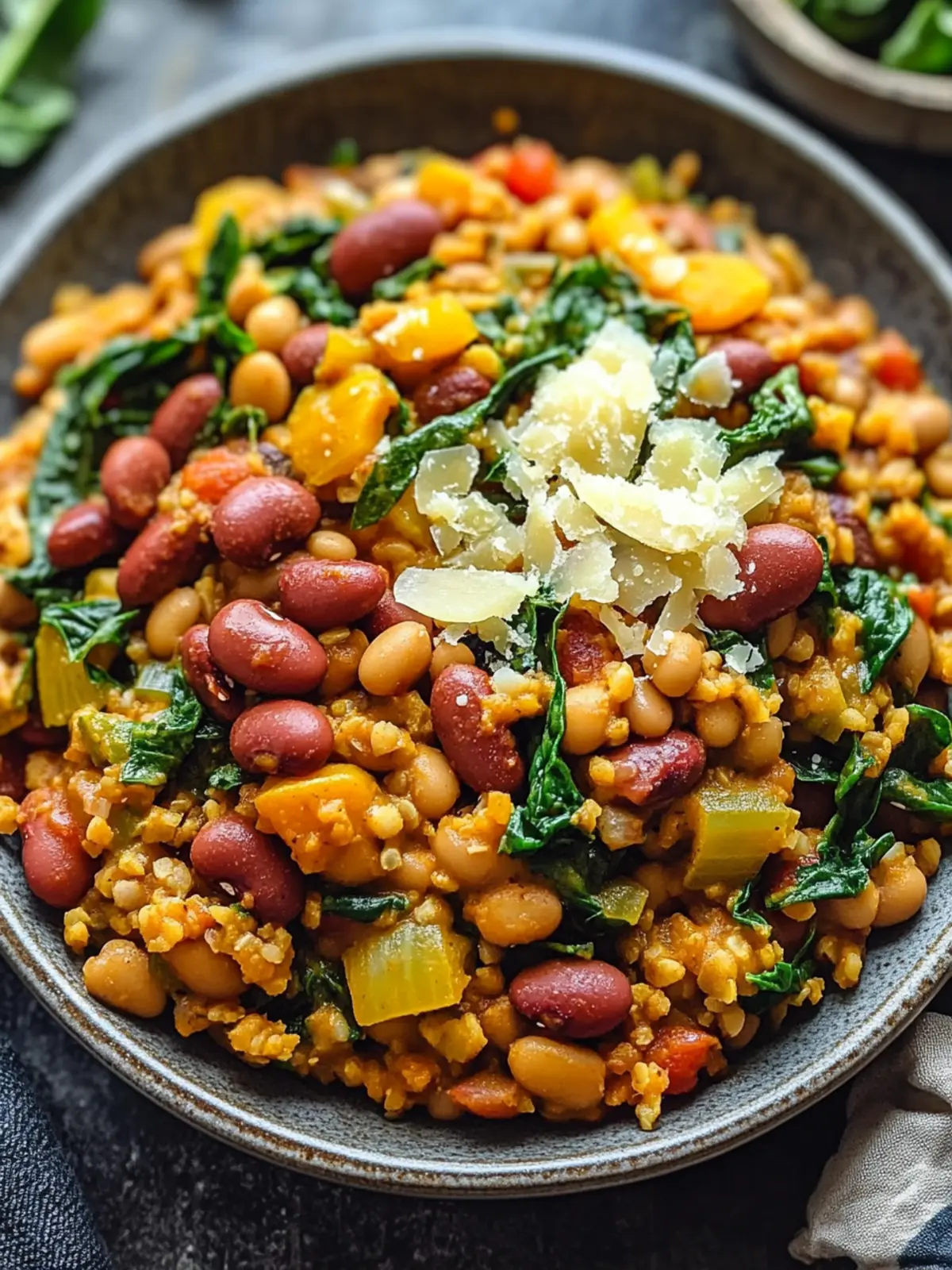 One Pot Vegan Caribbean Pelau with Hearty Beans & Spinach Delight 5 One Pot Vegan Caribbean Pelau with Hearty Beans & Spinach Bliss