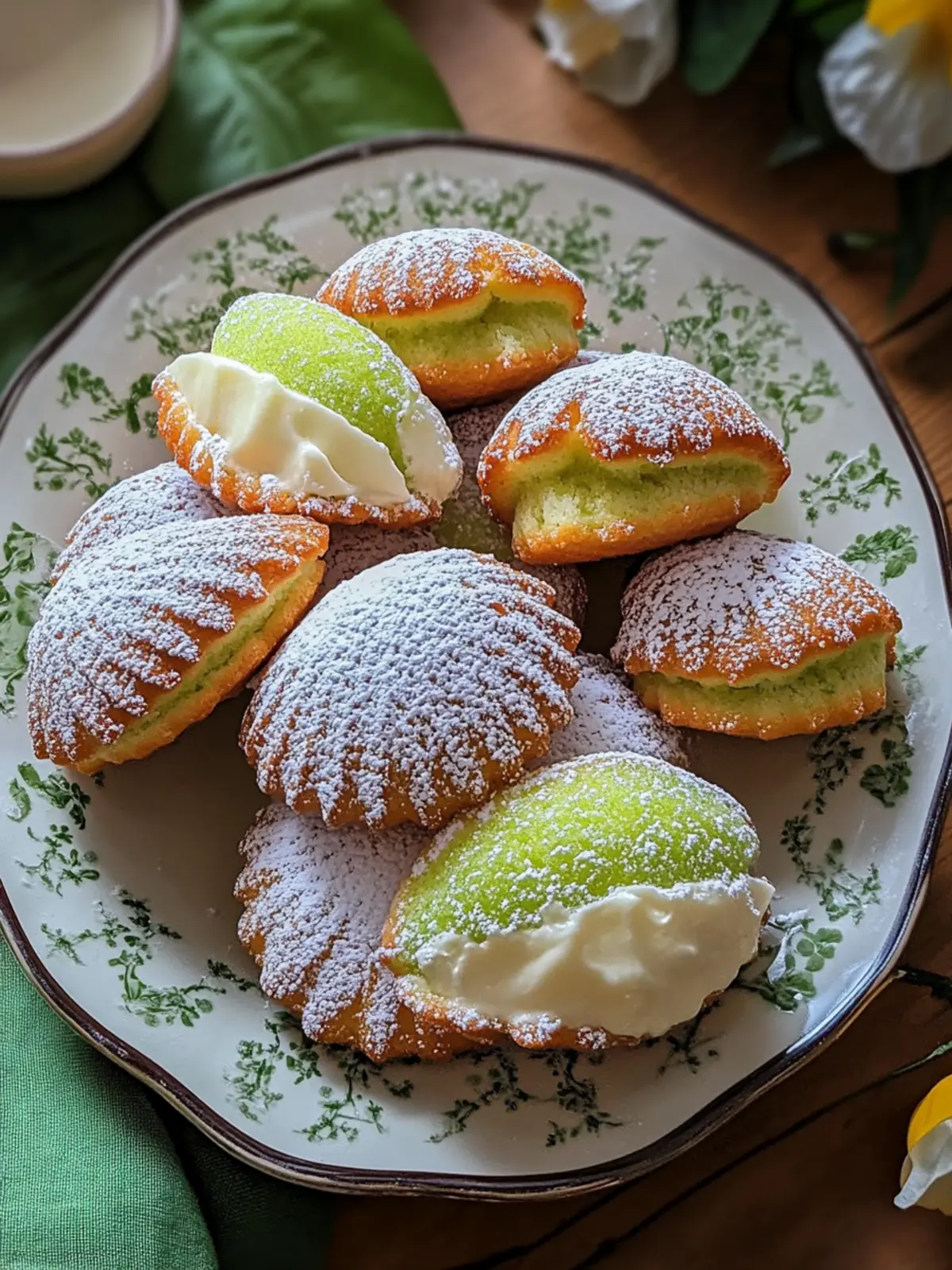 Pandan Coconut Madeleines – Tropical Treats Everyone Loves 2 Pandan Coconut Madeleines