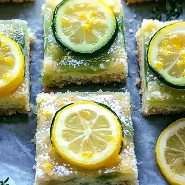 Lemon Zucchini Bars to Brighten Your Baking Days 10 Lemon Zucchini Bars