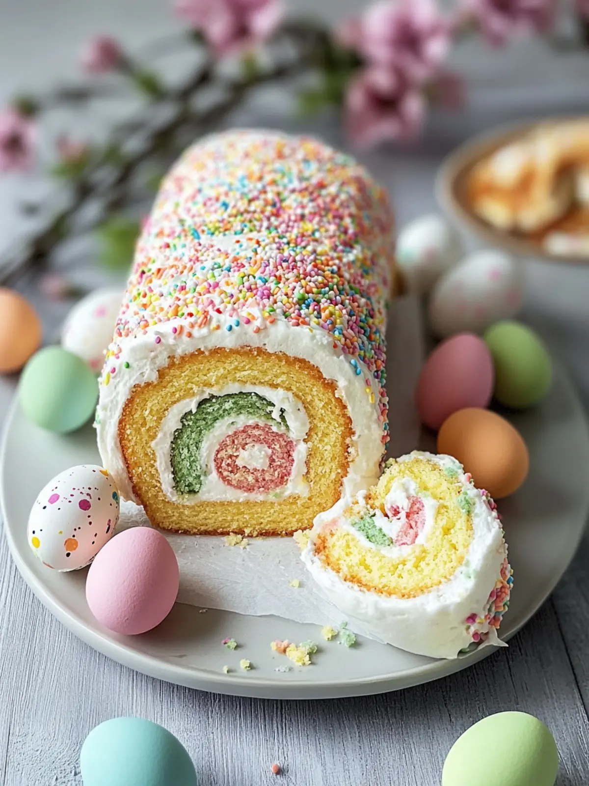 Easter Cake Roll: A Scrumptious Spring Delight to Impress! 3 Easter Cake Roll