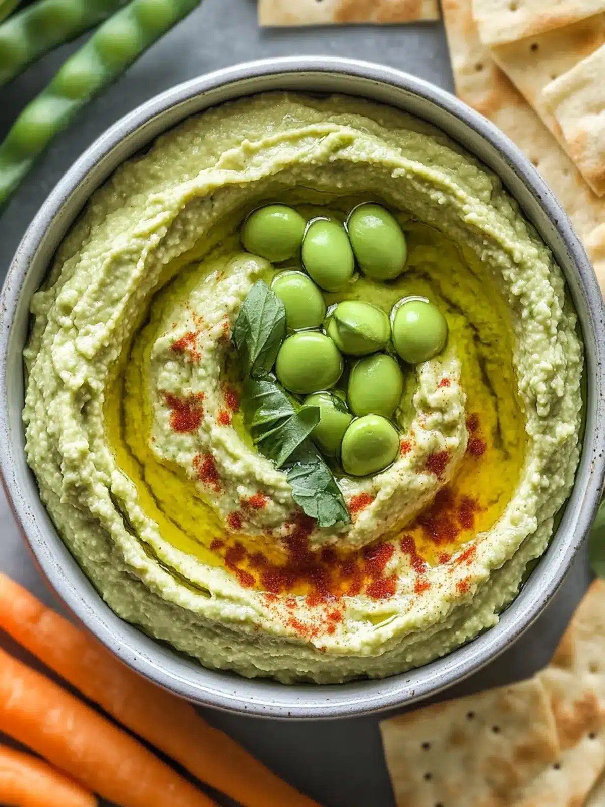 Creamy Edamame Hummus: Your New Favorite Vegan Snack 4 Creamy Edamame Hummus