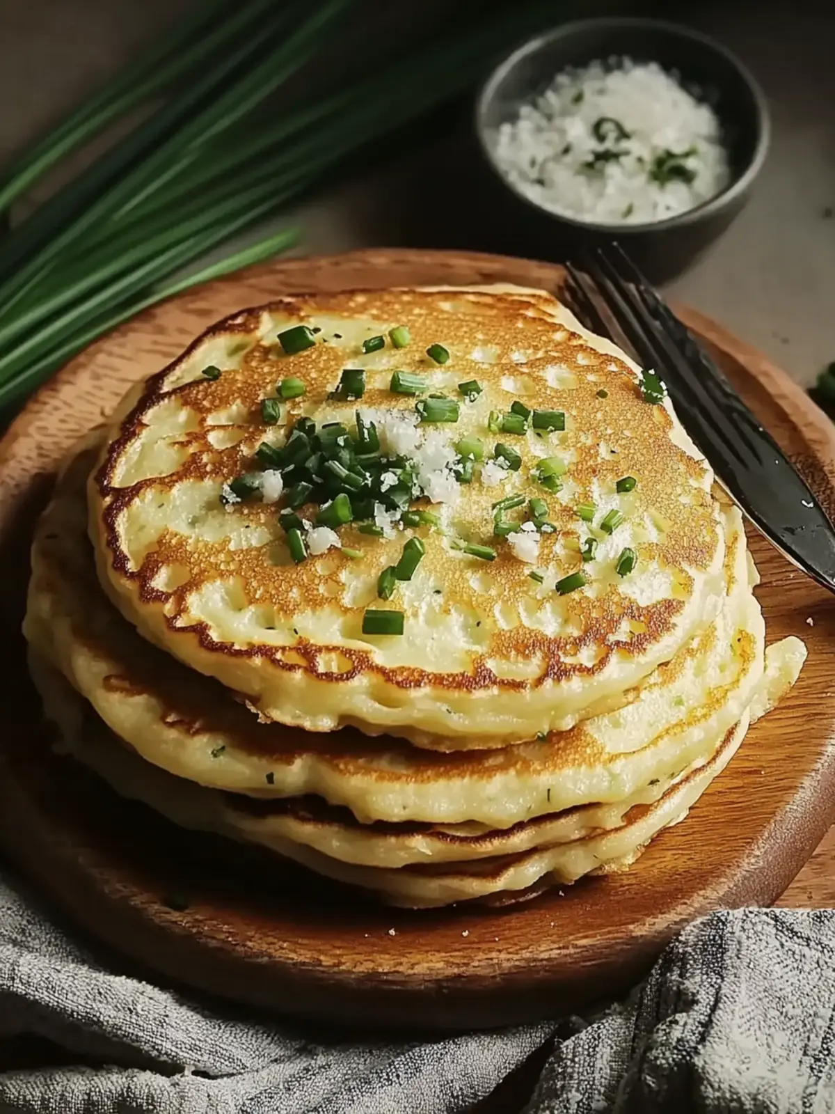 Cheese & Chive Pancakes: Your New Savory Breakfast Obsession 4 Cheese & Chive Pancakes