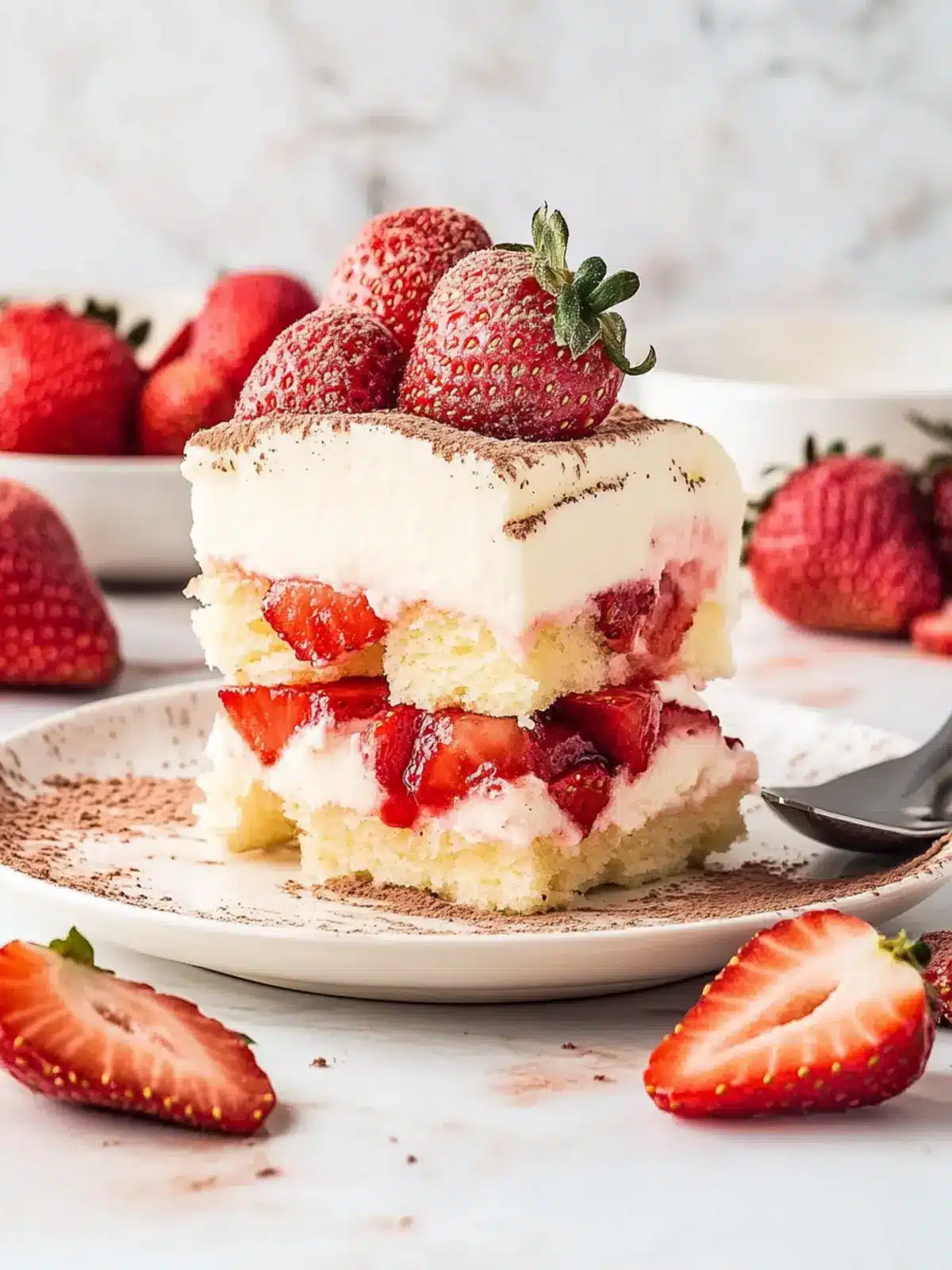Delicious No-Bake Strawberry Tiramisu for Summer Bliss 3 Strawberry Tiramisu