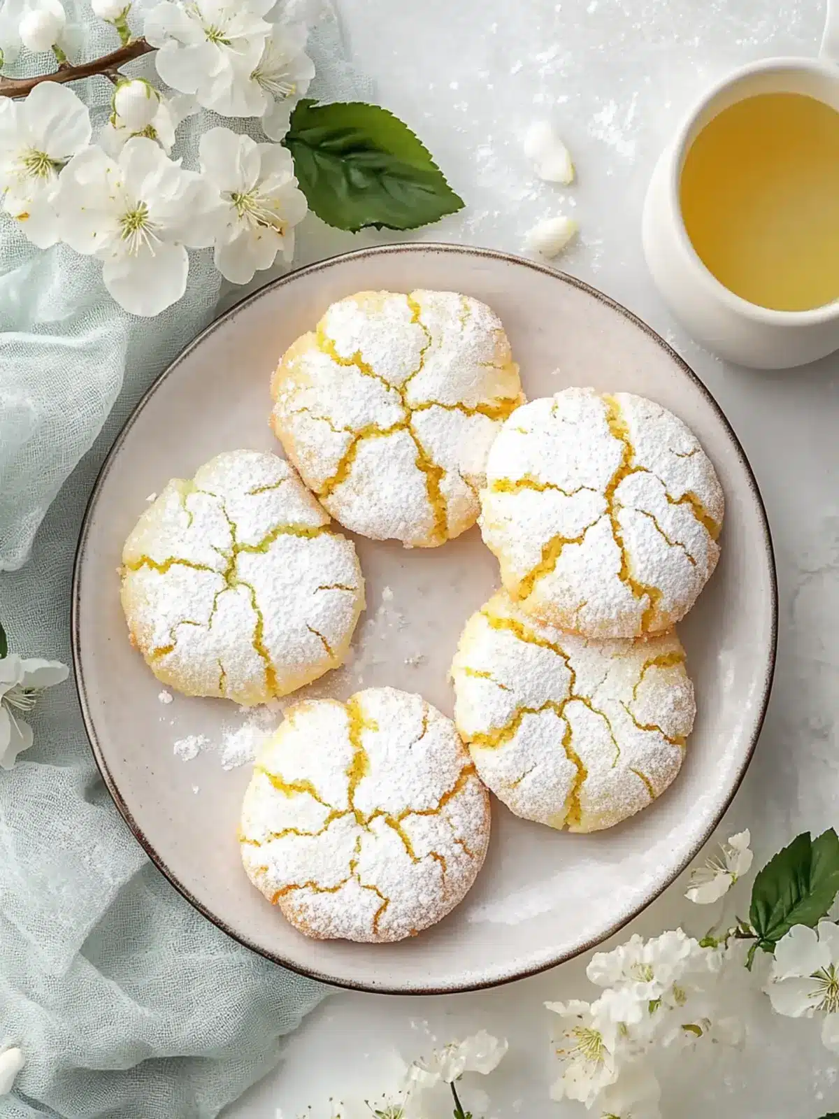 Chewy Springtime Crinkle Cookies that Will Brighten Your Day 3 Chewy Springtime Crinkle Cookies