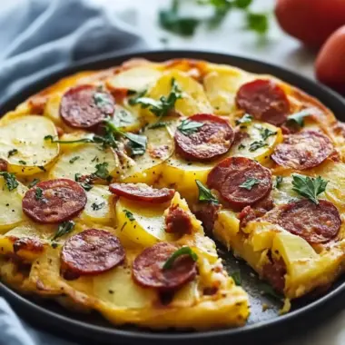 Spanish Potato and Chorizo Tortilla: A Flavorful Brunch Must! 9 Spanish Potato and Chorizo Tortilla