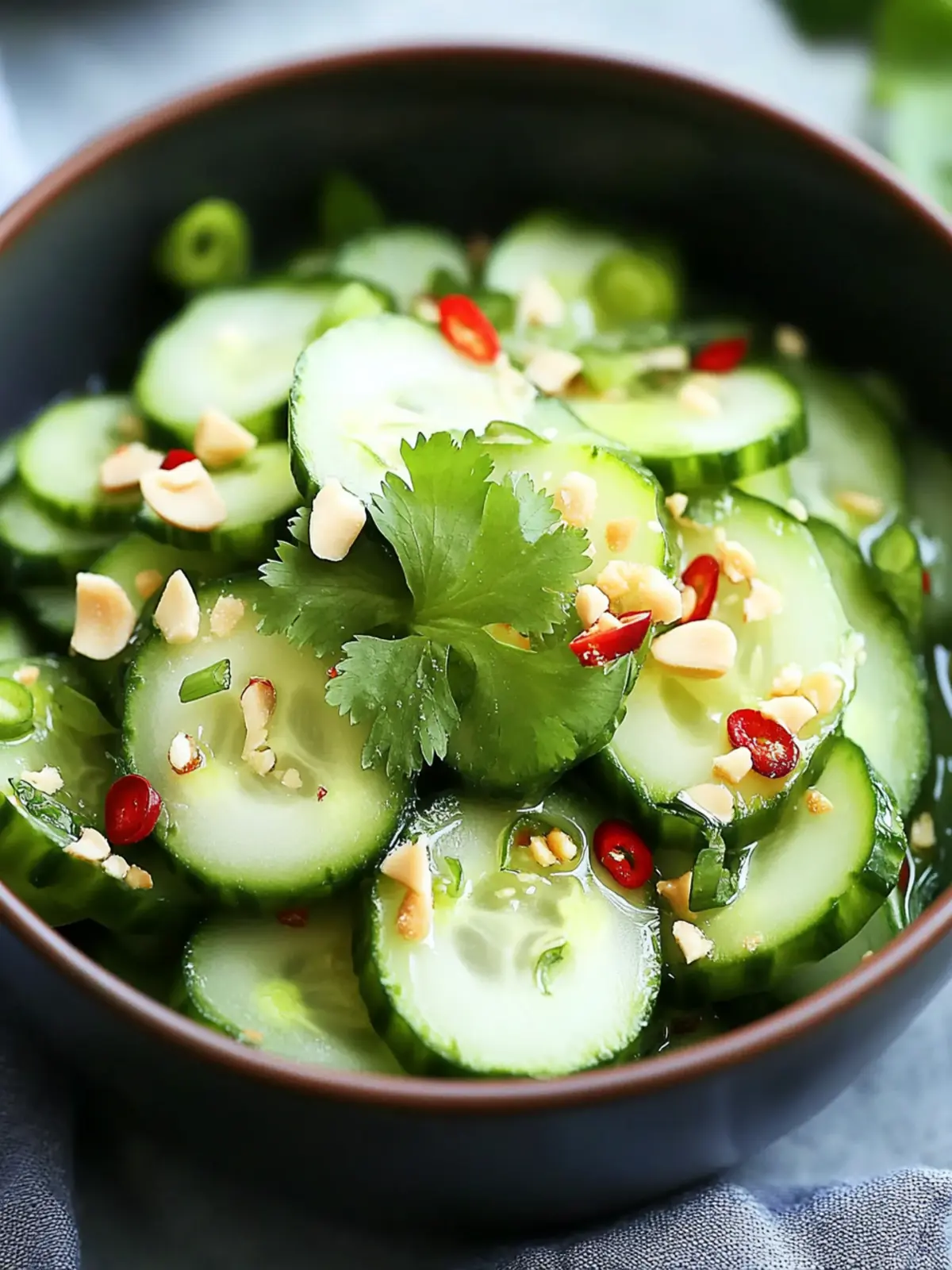 Thai Cucumber Salad: Crunchy Vegan Bliss in 20 Minutes 3 Thai Cucumber Salad