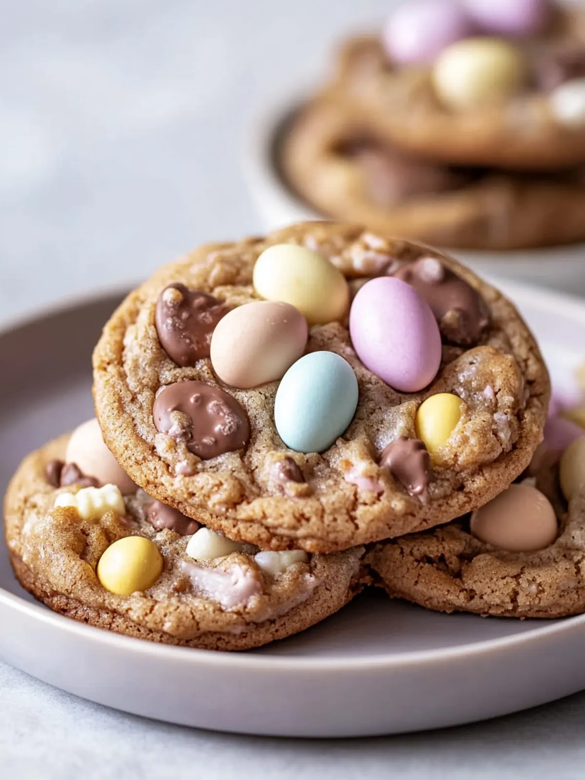 Easter Chocolate Cookies with Mini Malteser Bunnies Galore 5 Easter Chocolate Cookies with Mini Malteser Bunnies and Mini Eggs