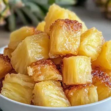 Air Fryer Pineapple Chunks: Sweet & Healthy Tropical Delight 9 Air Fryer Pineapple Chunks