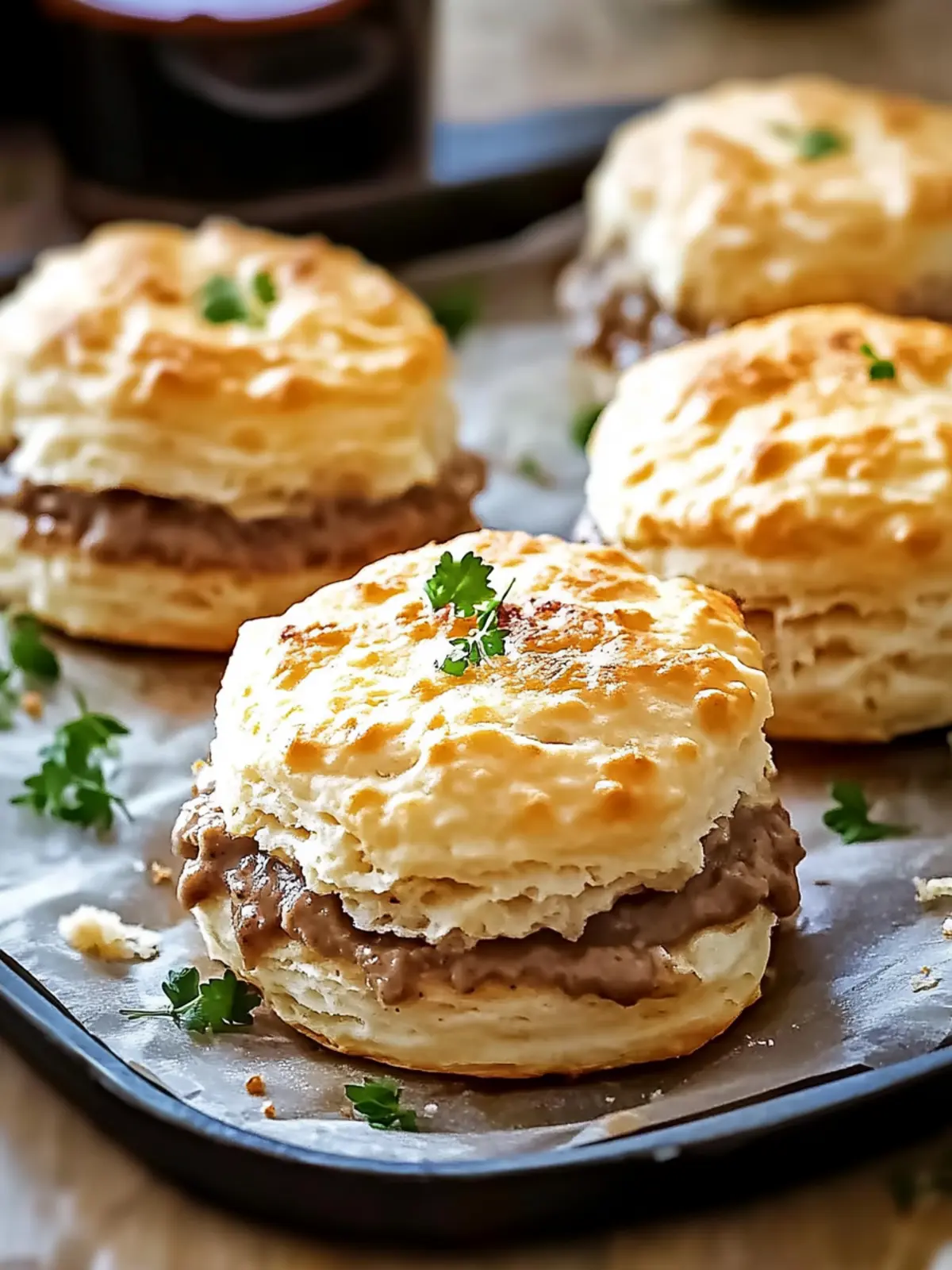 Baked French Dip Biscuits Recipe: Family Delight in 25 Minutes 2 Baked French Dip Biscuits Recipe