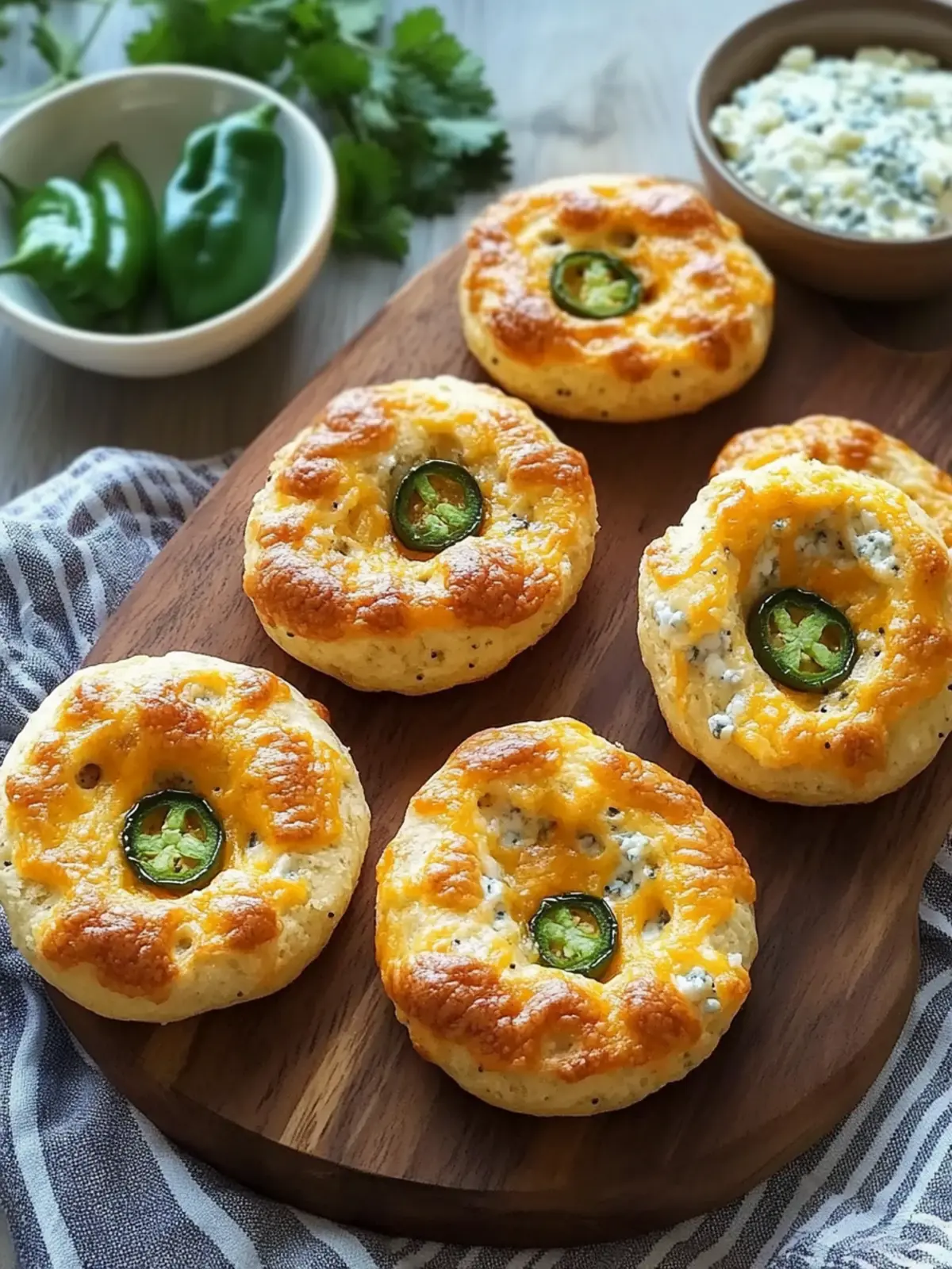 Baked Jalapeno Cheddar Protein Bagels with Cottage Cheese Delight 2 Baked Jalapeno Cheddar Protein Bagels With Cottage Cheese