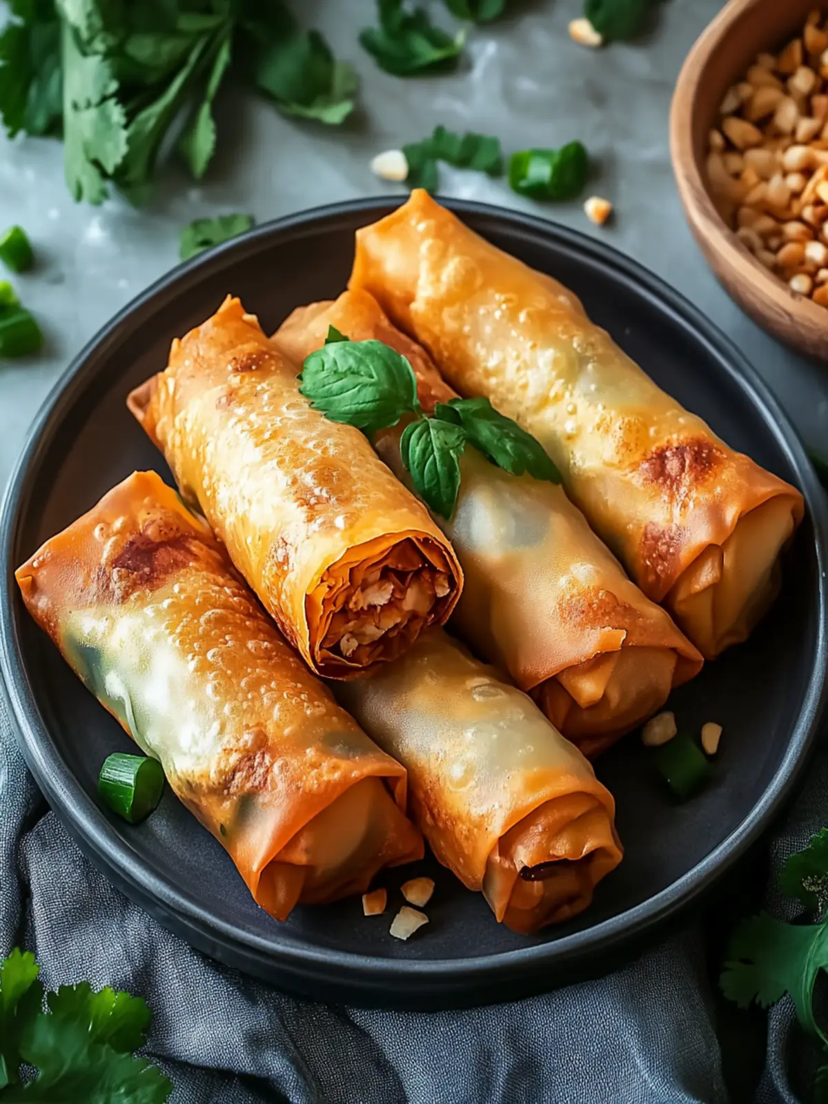 Crispy Msakhan Egg Rolls Made Easy with Rotisserie Chicken 2 Crispy Msakhan Egg Rolls Made Easy with Rotisserie Chicken