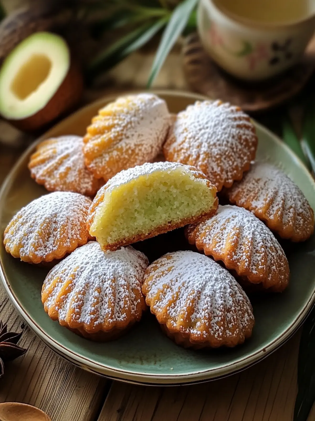 Pandan Coconut Madeleines – Tropical Treats Everyone Loves 5 Pandan Coconut Madeleines