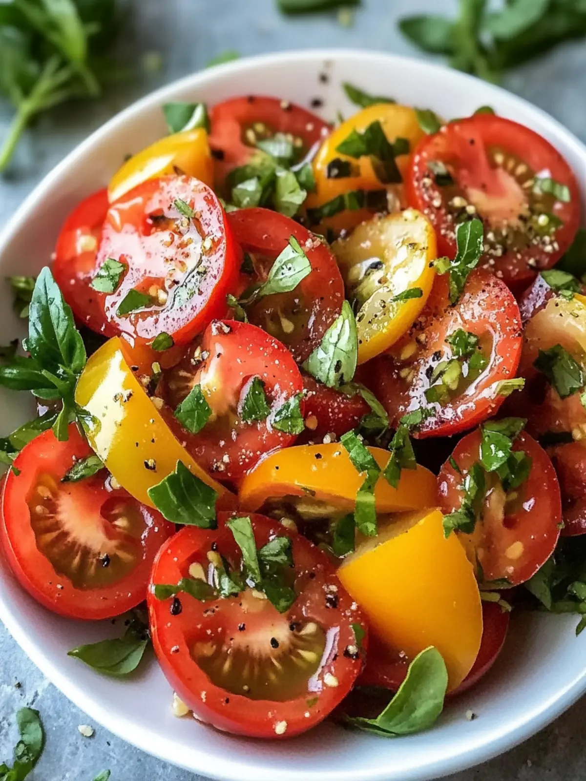 Zesty Egyptian Tomato Salad Bursting with Fresh Herbs Delights 3 Zesty Egyptian Tomato Salad Bursting with Fresh Herbs
