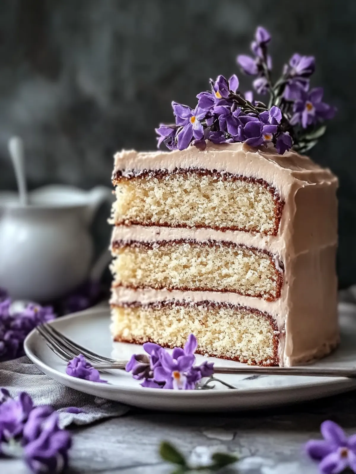 Indulge in Velvet Earl Grey Layer Cake for a Heavenly Treat 2 Indulge in Velvet Earl Grey Layer Cake