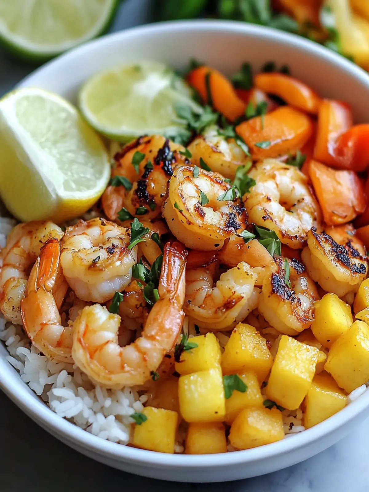 Delicious Tropical Shrimp Rice Bowl for a Flavor Escape Today 4 Delicious Tropical Shrimp Rice Bowl for a Flavor Escape