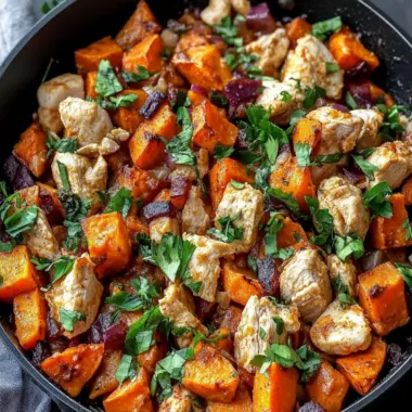 Savory Chicken Sweet Potato Skillet: Your Quick Dinner Solution 9 Chicken Sweet Potato Skillet
