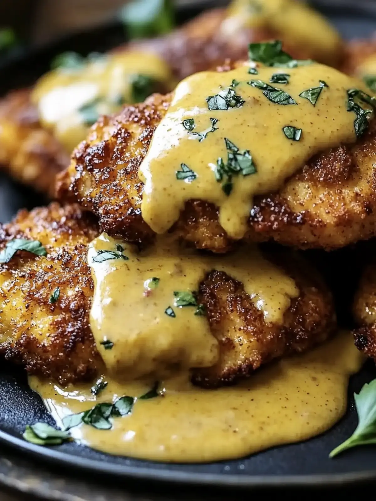 Crunchy Pretzel Chicken with Mustard-Cheddar Sauce Magic 5 Pretzel Chicken with Mustard-Cheddar Sauce