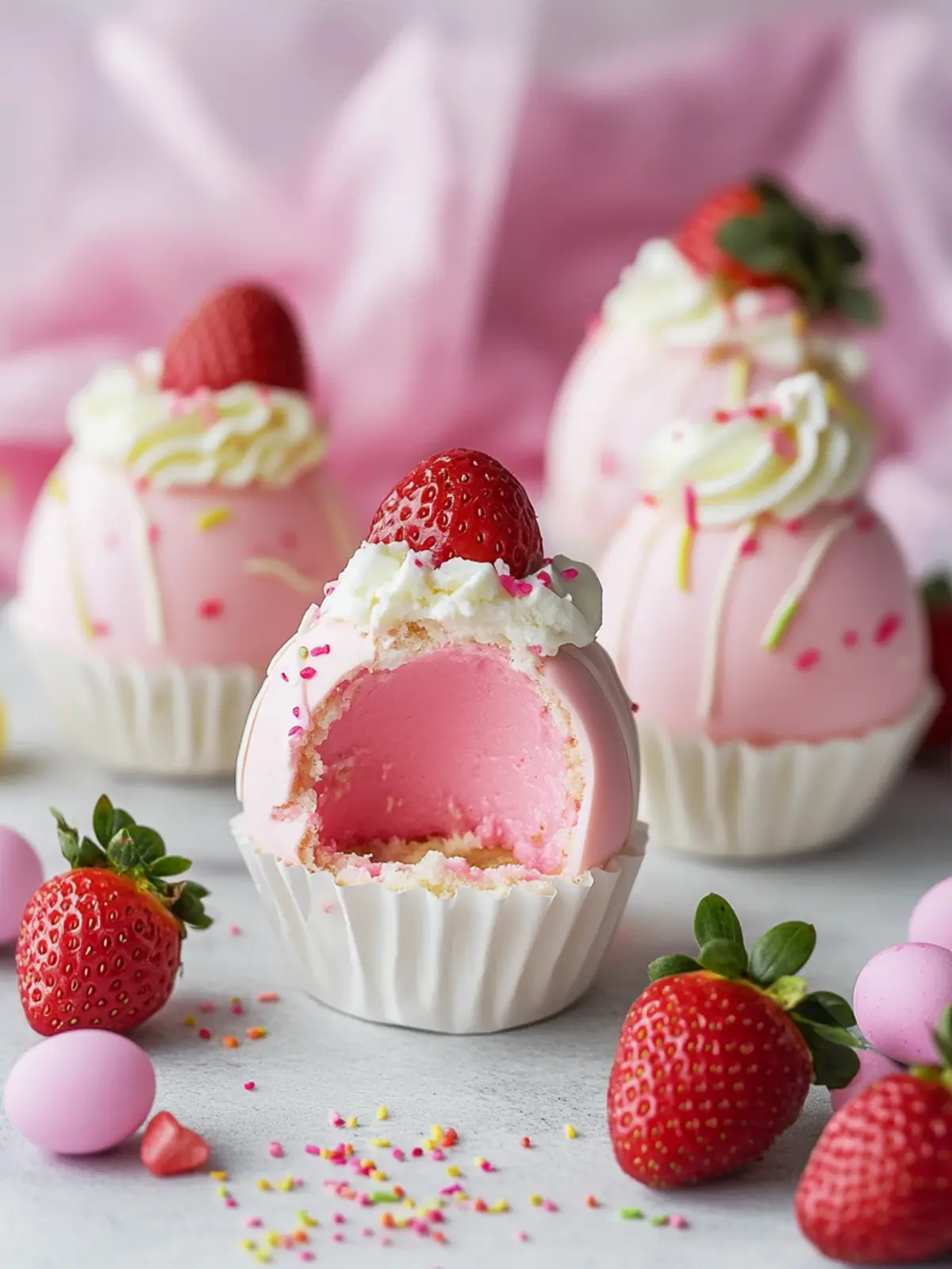 Strawberry Shortcake Easter Egg Bombs for a Festive Surprise 2 Strawberry Shortcake Easter Egg Bombs
