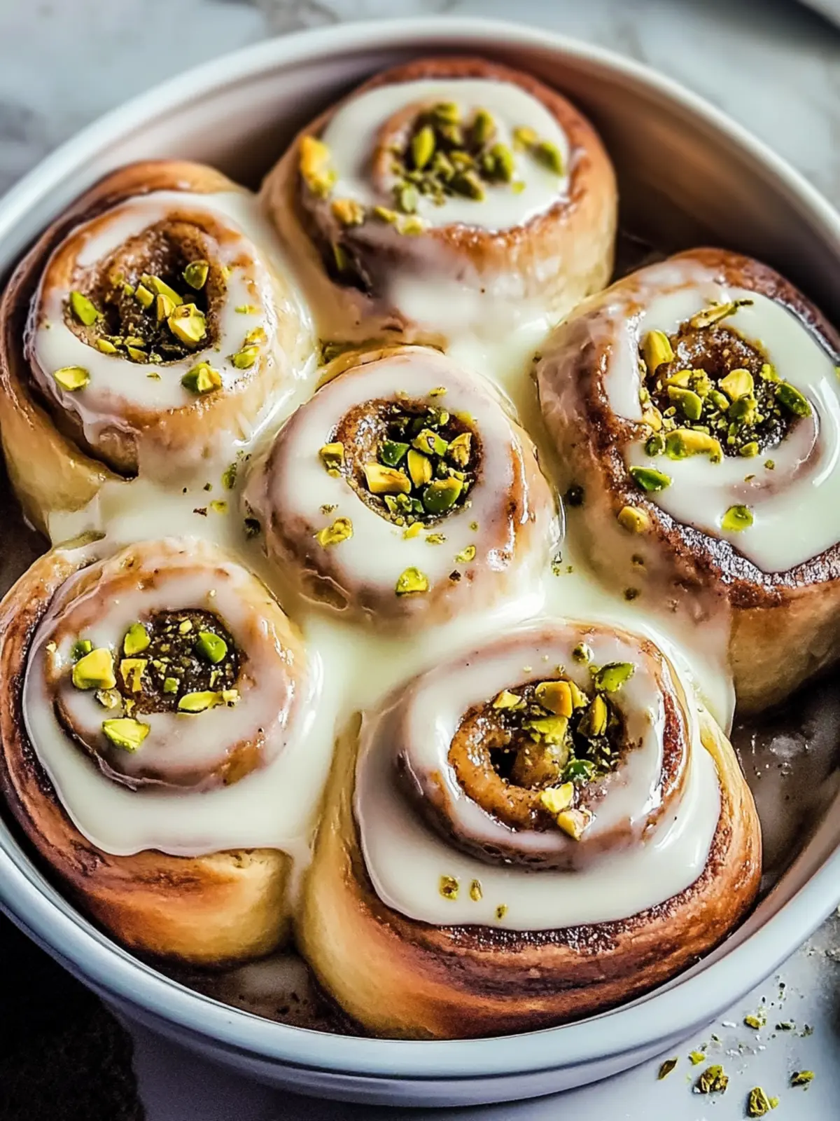 Pistachio Cream Cinnamon Rolls You'll Want for Breakfast Today 3 Pistachio Cream Cinnamon Rolls