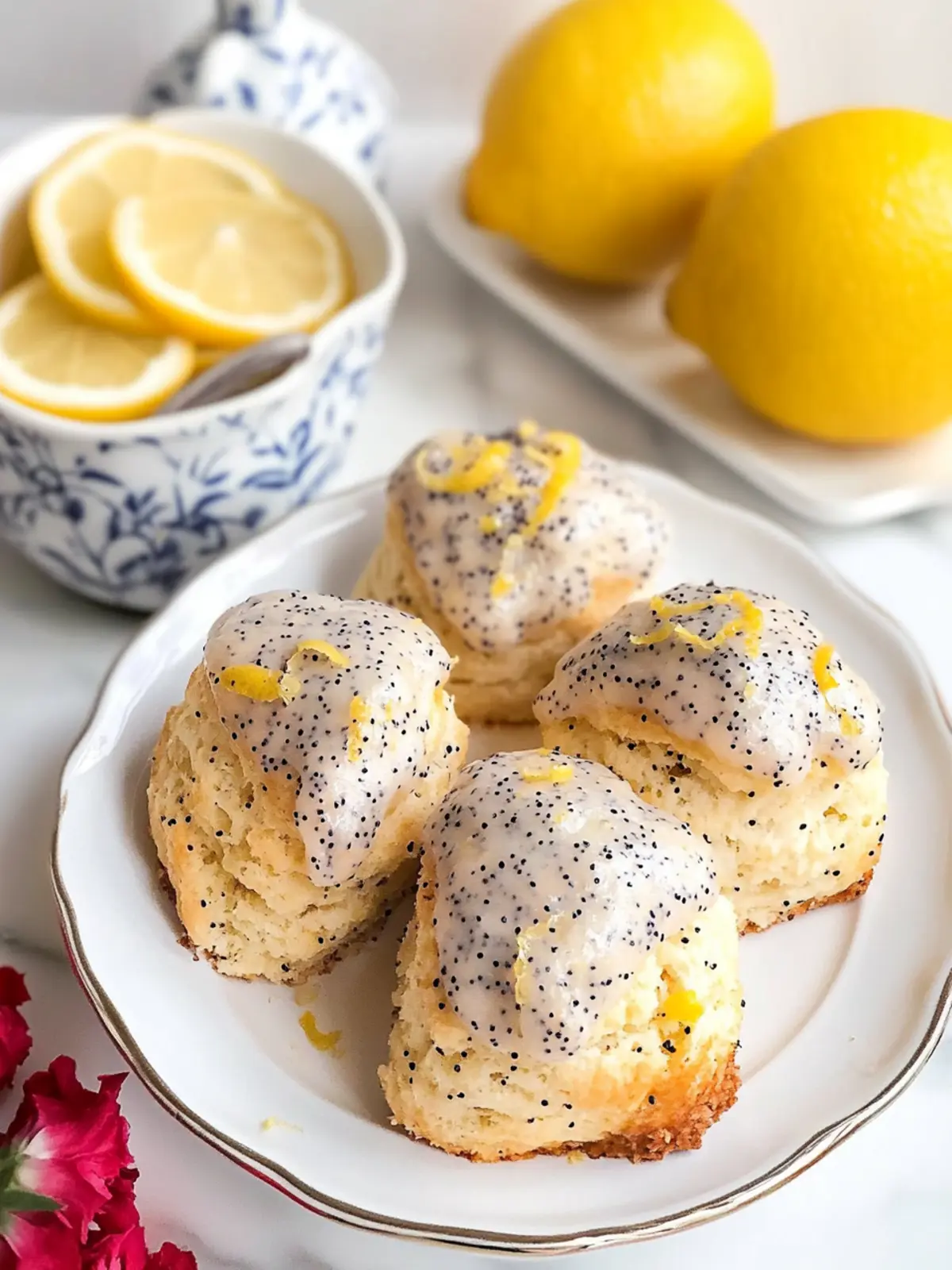 Ridiculously Easy Lemon Poppy Seed Scones for Perfect Mornings 5 Ridiculously Easy Lemon Poppy Seed Scones