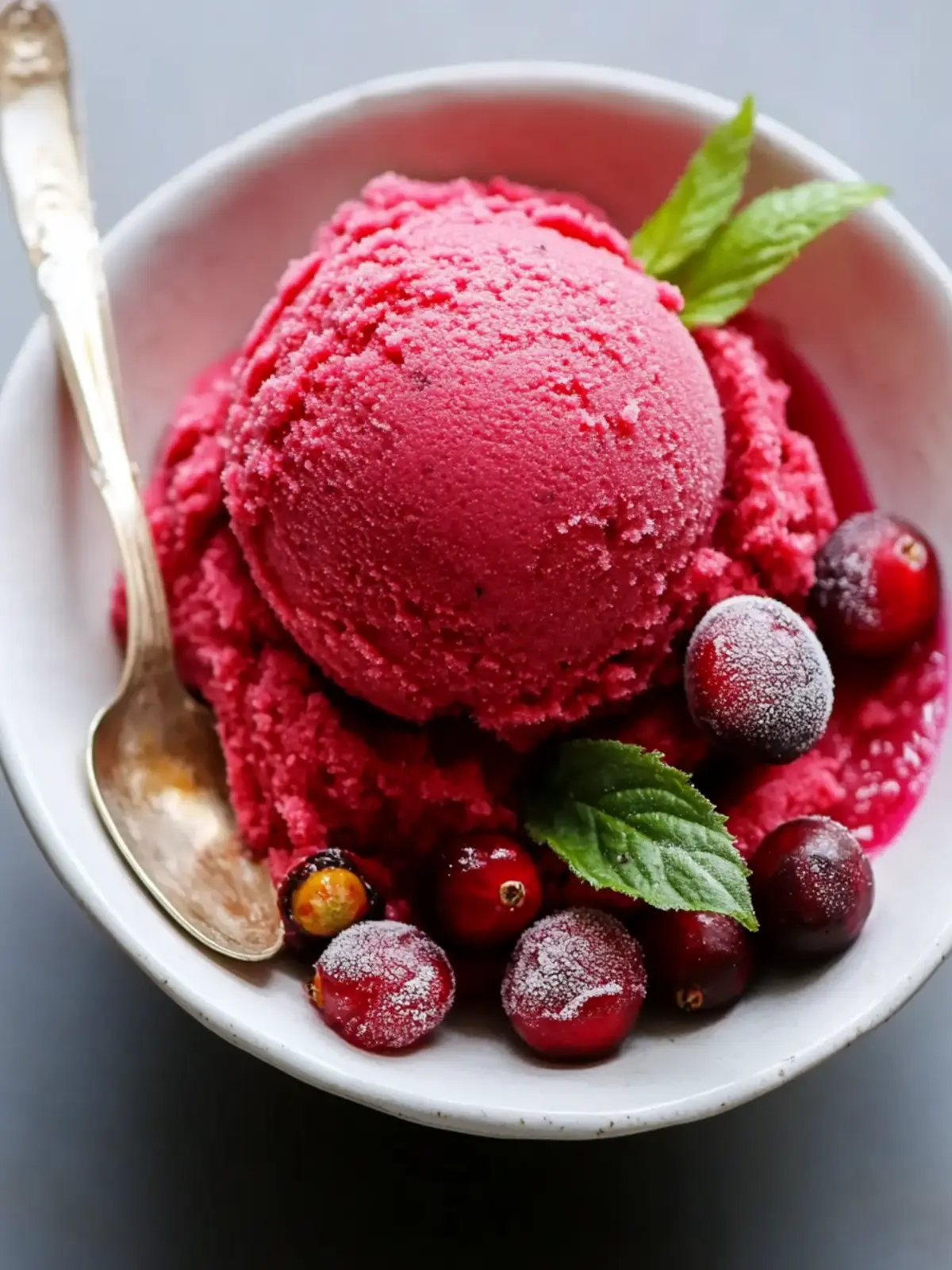 Cranberry Sorbet Tangy Sweet Delight for Refreshing Summer Treats 3 Cranberry Sorbet Tangy Sweet