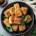 Crispy Fried Feta With Honey And Sesame: A Sweet Savory Delight 83 Crispy Fried Feta With Honey And Sesame